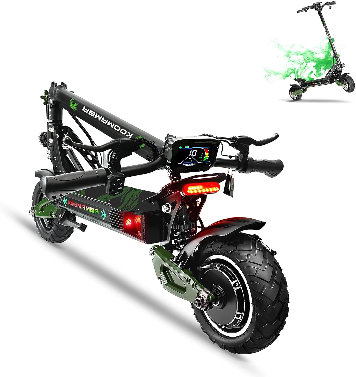 MetaMoov ZU06 — 1200W, 35 MPH, 50-Mile Range, 10" Off-Road Tires